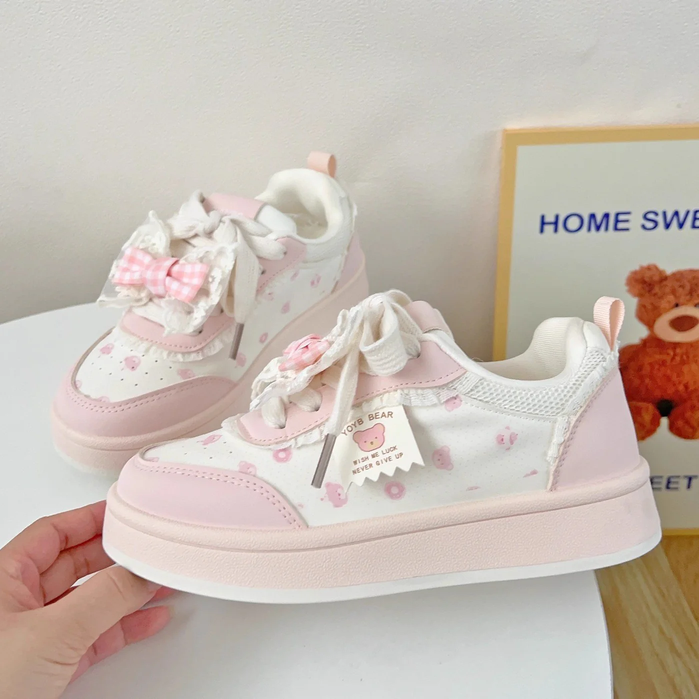 Damen modische Sneaker mit süßem Sockeneffekt Heidi Mode - Image 3