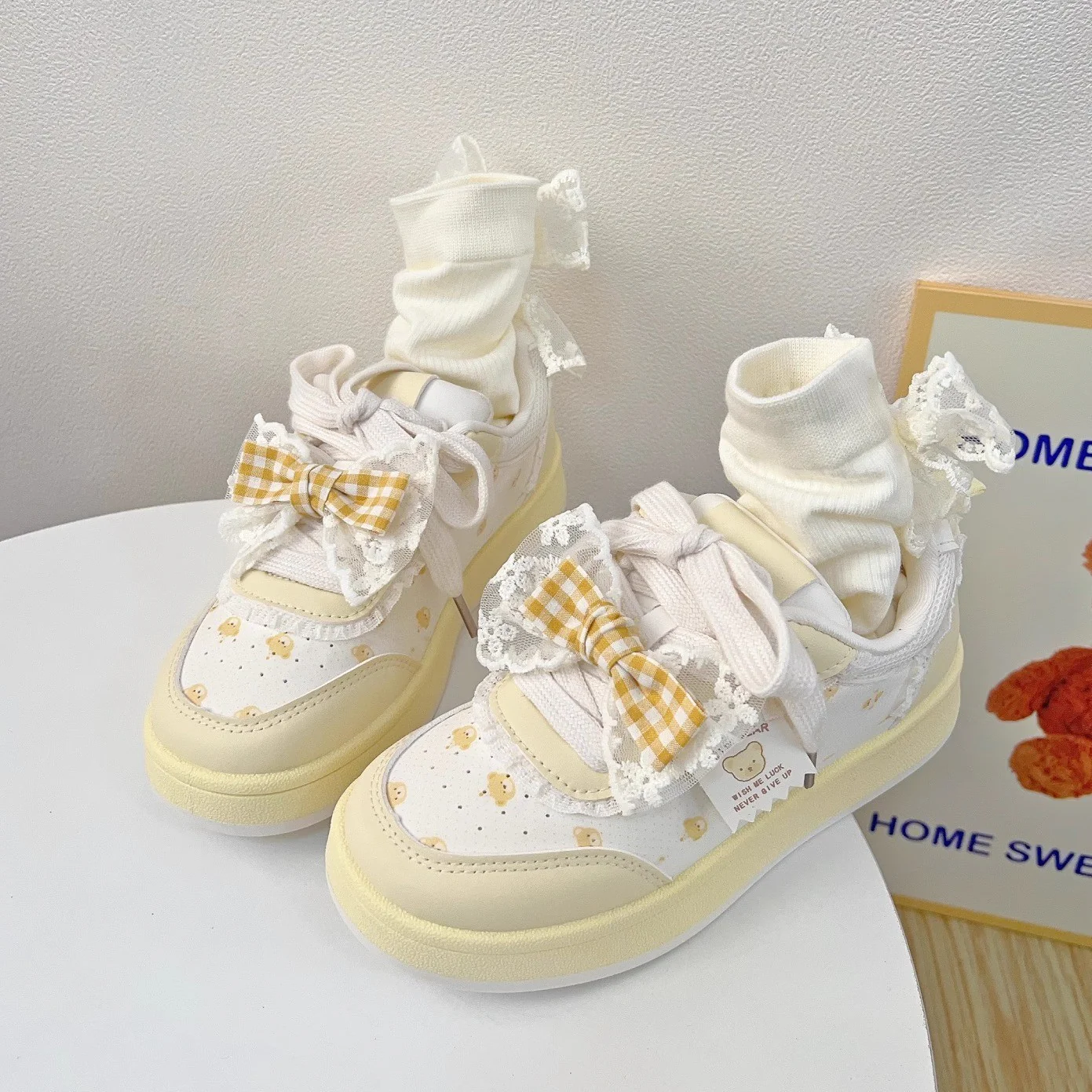 Damen modische Sneaker mit süßem Sockeneffekt Heidi Mode - Image 6