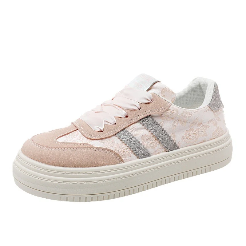 Damen Modische Sneaker mit trendigem Obermaterial und komfortablem Profil Heidi Mode - Image 5