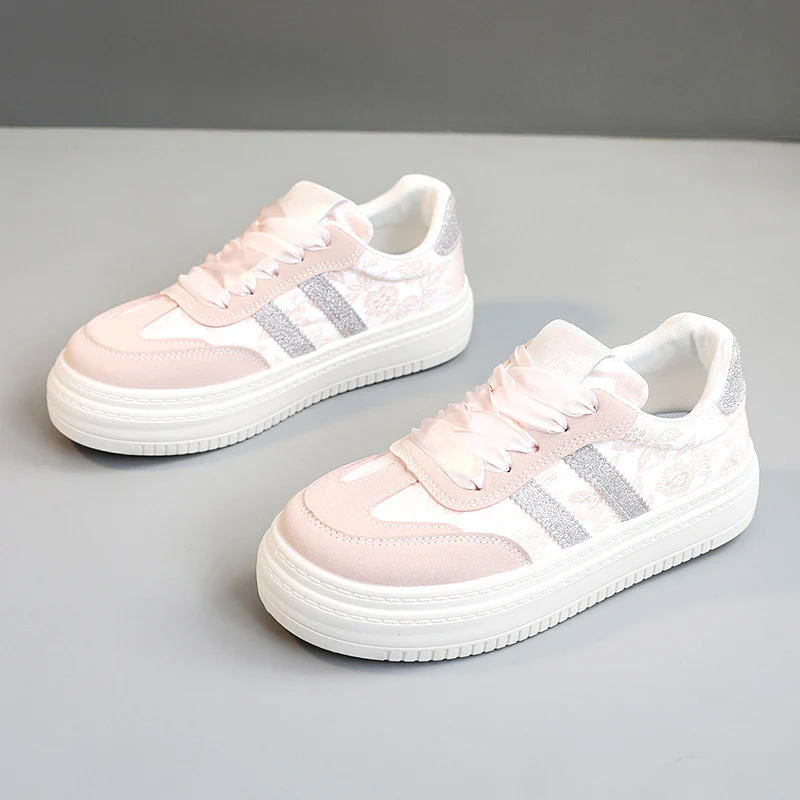 Damen Modische Sneaker mit trendigem Obermaterial und komfortablem Profil Heidi Mode - Image 6