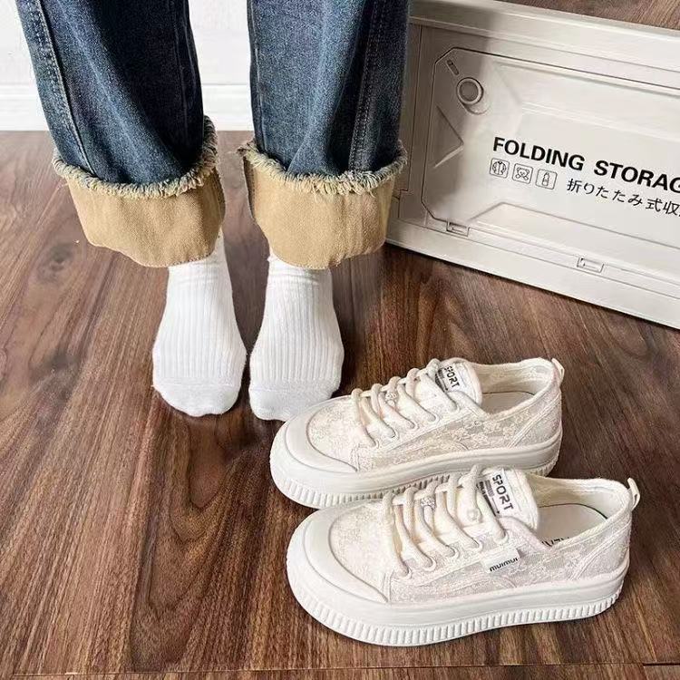 Damen Modische Sneaker mit trendiger strukturiertem Obermaterial und rutschfester Sohle Heidi Mode - Image 3