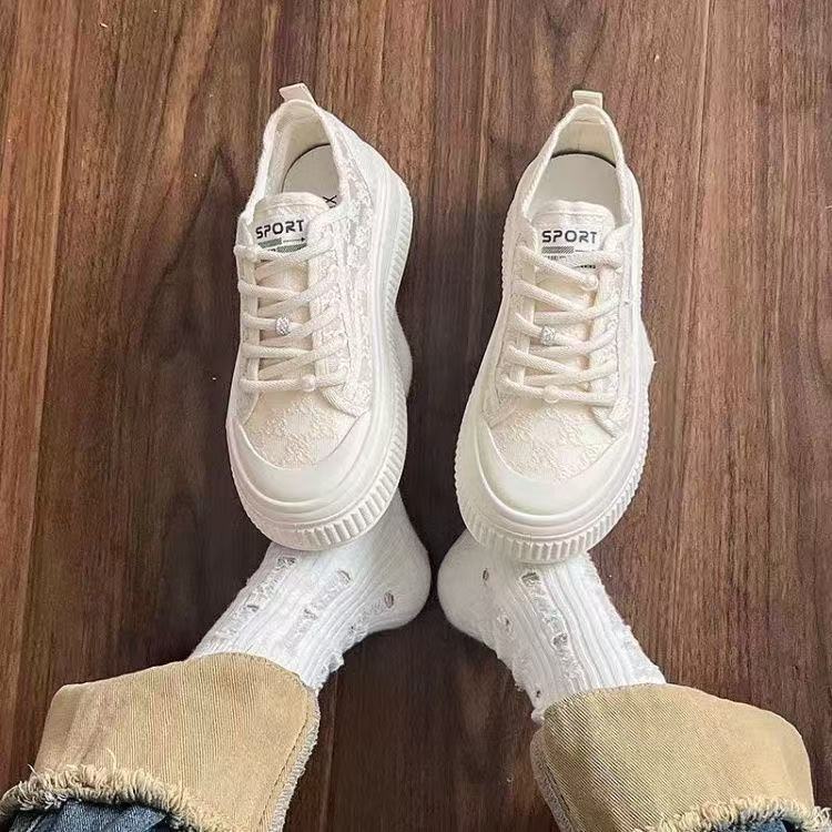 Damen Modische Sneaker mit trendiger strukturiertem Obermaterial und rutschfester Sohle Heidi Mode - Image 4