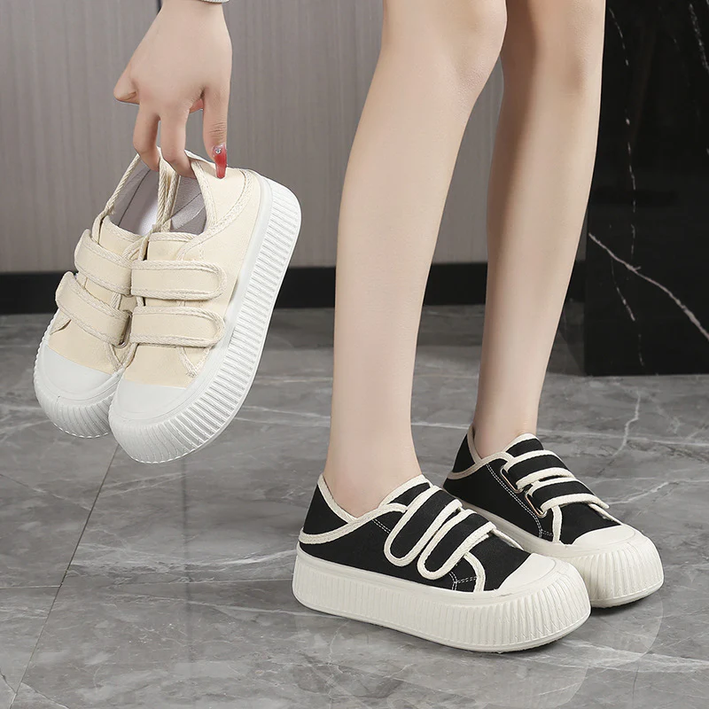 Damen Modische Sneaker mit verstellbarem Klettverschluss und dämpfender Sohle Heidi Mode - Image 3