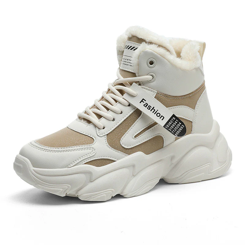 Damen modische Sneaker mit warmem Innenfutter und rutschfester Sohle Heidi Mode - Image 5