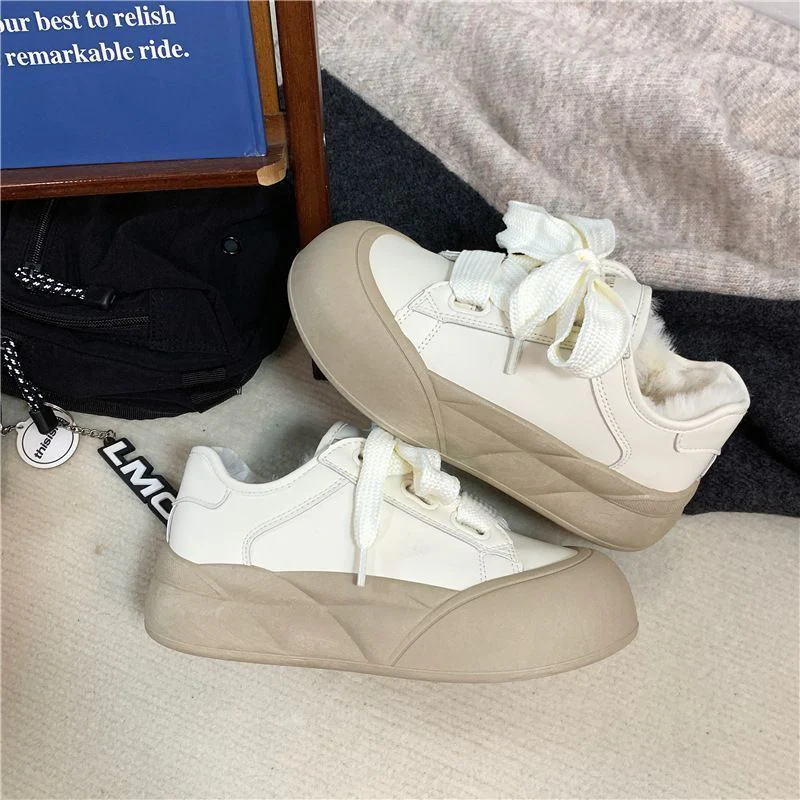 Damen modische Sneaker mit weichem Innenfutter und ausgefallenem Schnürsystem Heidi Mode - Image 4