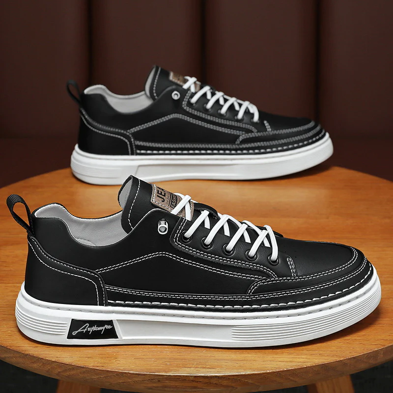 Damen Modische Sneakers aus hochwertigem Leder mit rutschfester Sohle Heidi Mode - Image 6