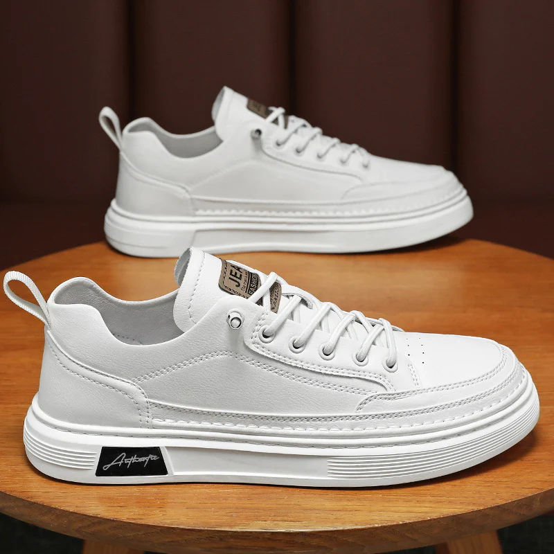 Damen Modische Sneakers aus hochwertigem Leder mit rutschfester Sohle Heidi Mode - Image 7