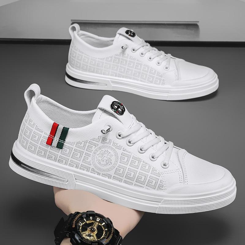 Damen modische Sneakers aus hochwertigem Leder mit strapazierfähiger Laufsohle Heidi Mode - Image 2