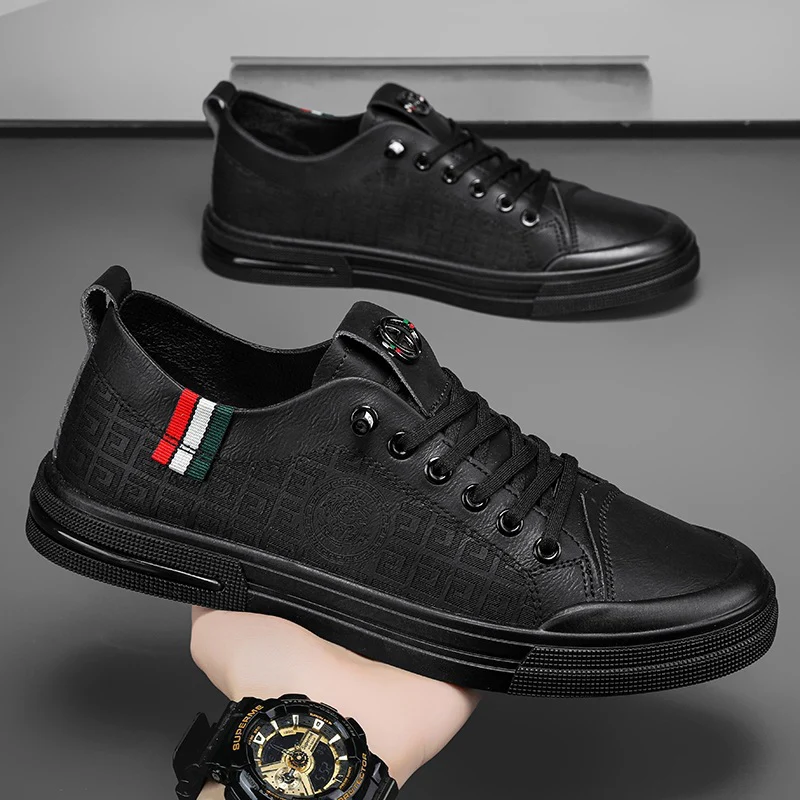 Damen modische Sneakers aus hochwertigem Leder mit strapazierfähiger Laufsohle Heidi Mode - Image 6