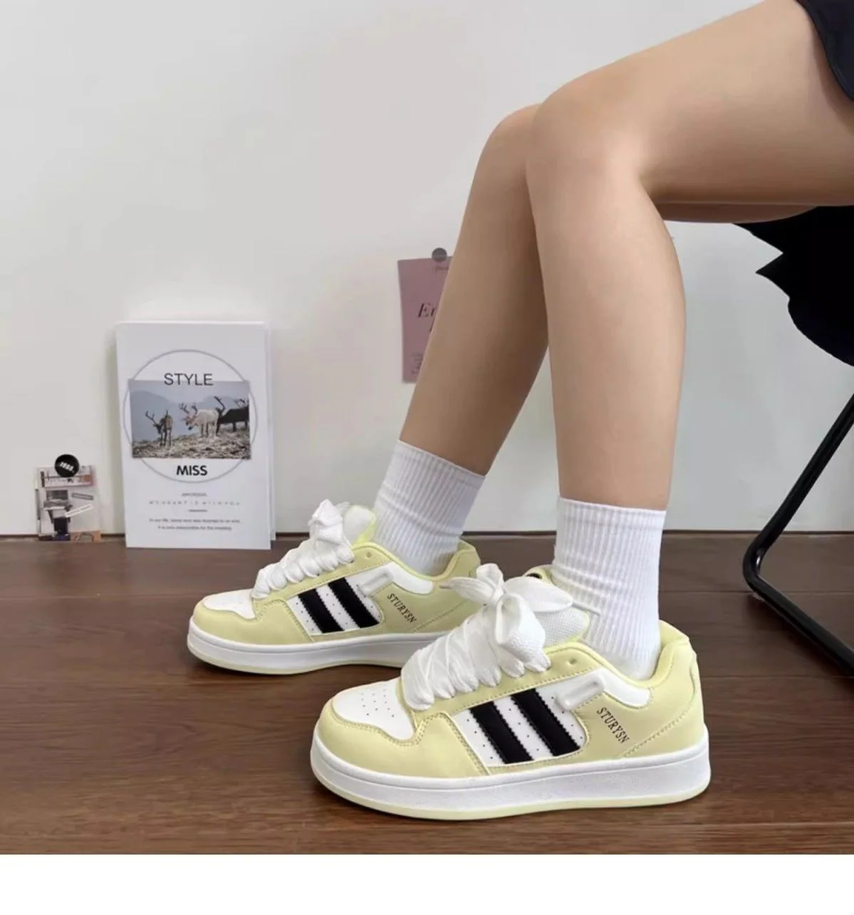 Damen modische Sneakers mit anpassbarem Komfort und sportlichem Design Heidi Mode - Image 7