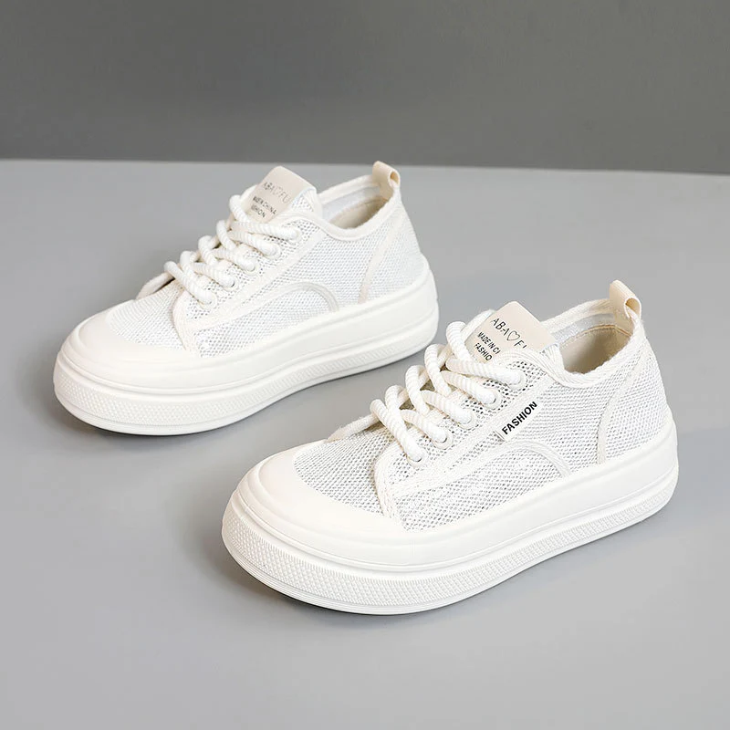 Damen modische Sneakers mit atmungsaktivem Obermaterial und dämpfender Laufsohle Heidi Mode - Image 2