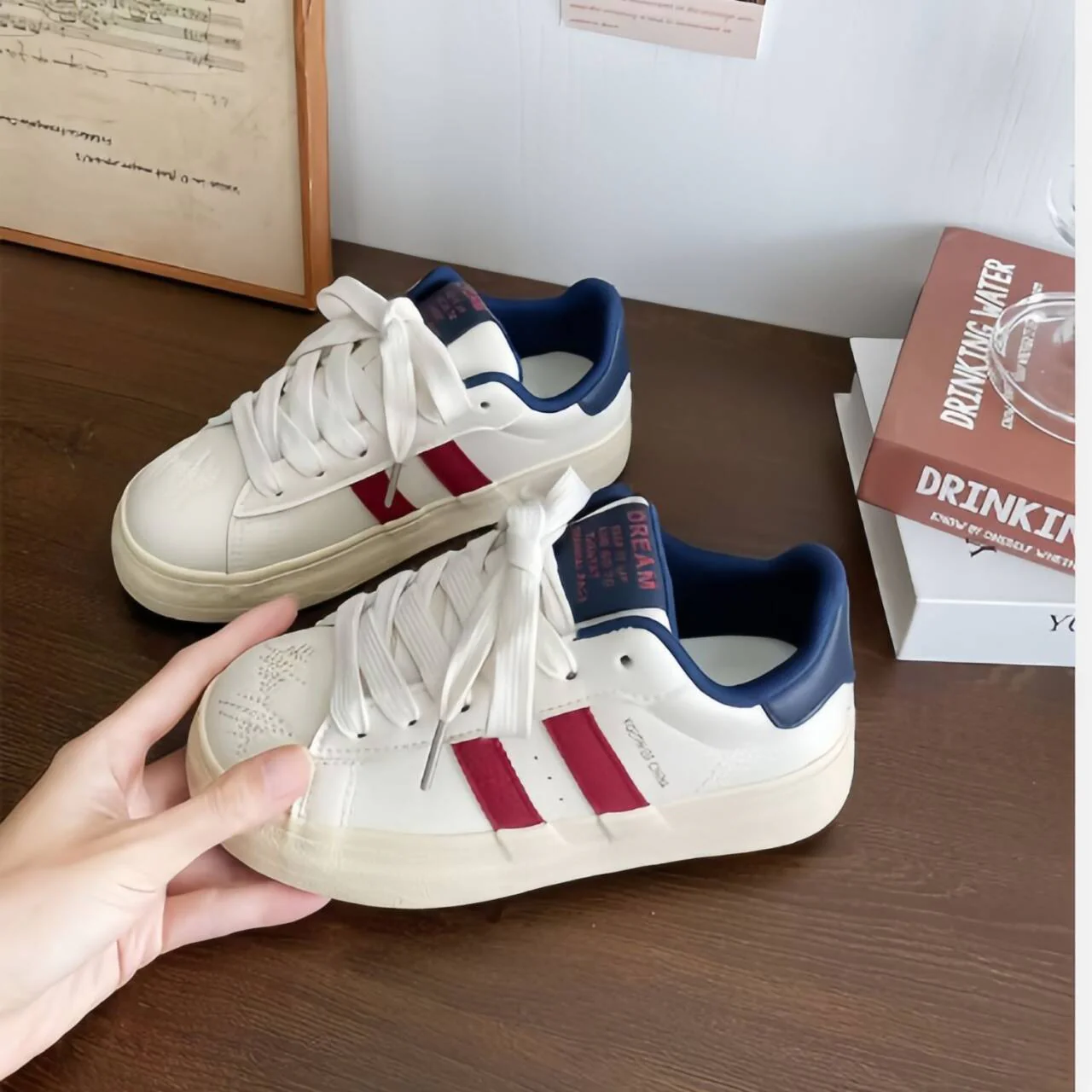 Damen modische Sneakers mit atmungsaktivem Obermaterial und stoßdämpfender Sohle Heidi Mode - Image 9