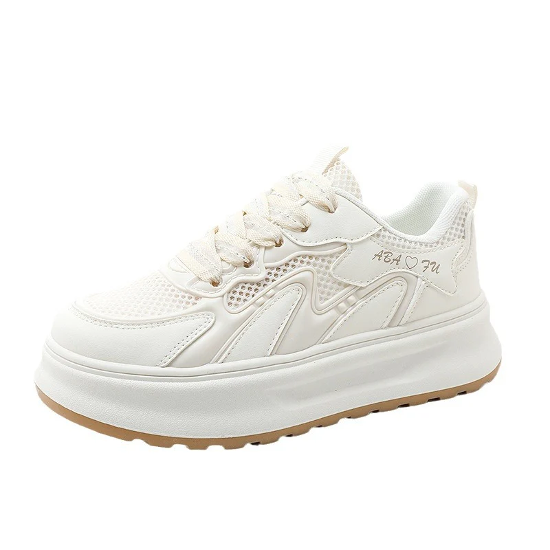Damen modische Sneakers mit atmungsaktiver Mesh-Oberfläche und dämpfender Sohle Heidi Mode - Image 5