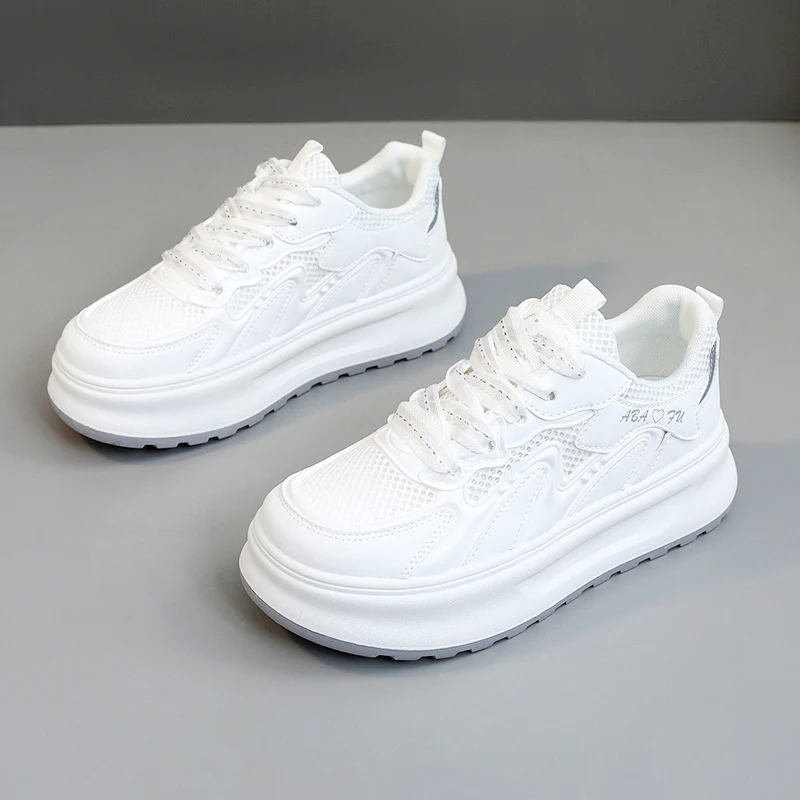 Damen modische Sneakers mit atmungsaktiver Mesh-Oberfläche und dämpfender Sohle Heidi Mode - Image 7