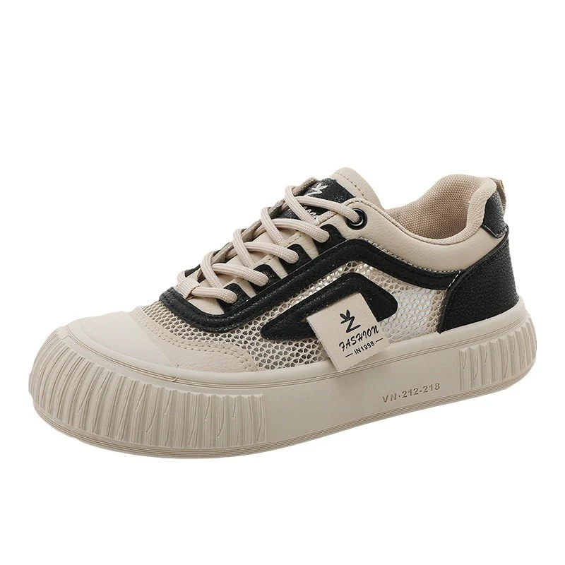 Damen modische Sneakers mit atmungsaktiver Mesh-Oberfläche und dämpfender Sohle Heidi Mode - Image 5