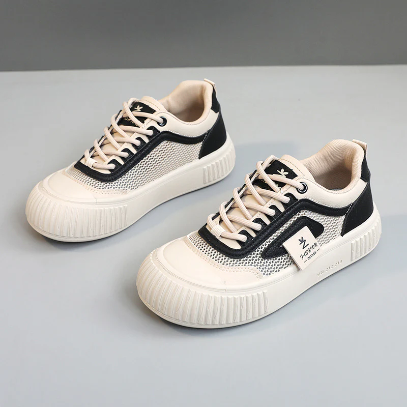 Damen modische Sneakers mit atmungsaktiver Mesh-Oberfläche und dämpfender Sohle Heidi Mode - Image 6