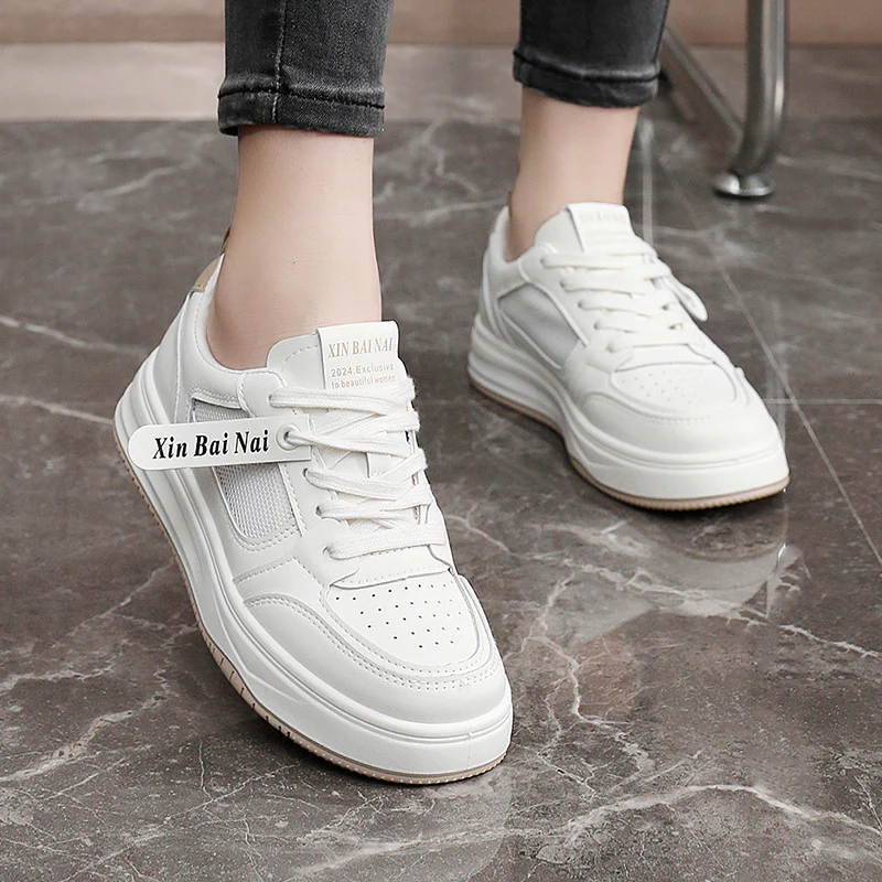 Damen Modische Sneakers mit atmungsaktiver Mesh-Oberfläche und komfortabler Dämpfung Heidi Mode - Image 4