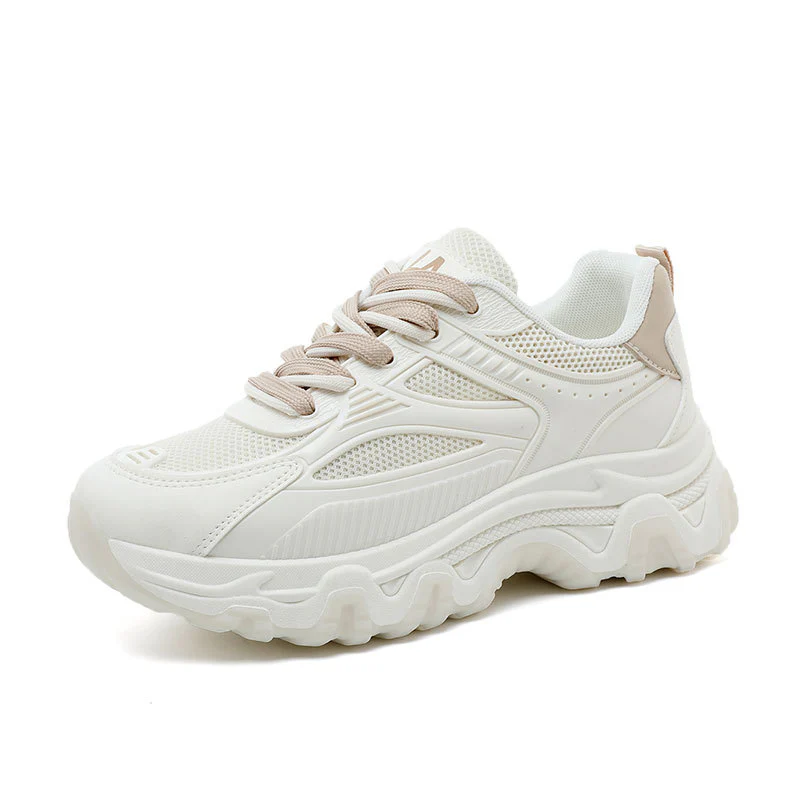 Damen modische Sneakers mit atmungsaktiver Mesh-Oberfläche und rutschfester Sohle Heidi Mode - Image 5