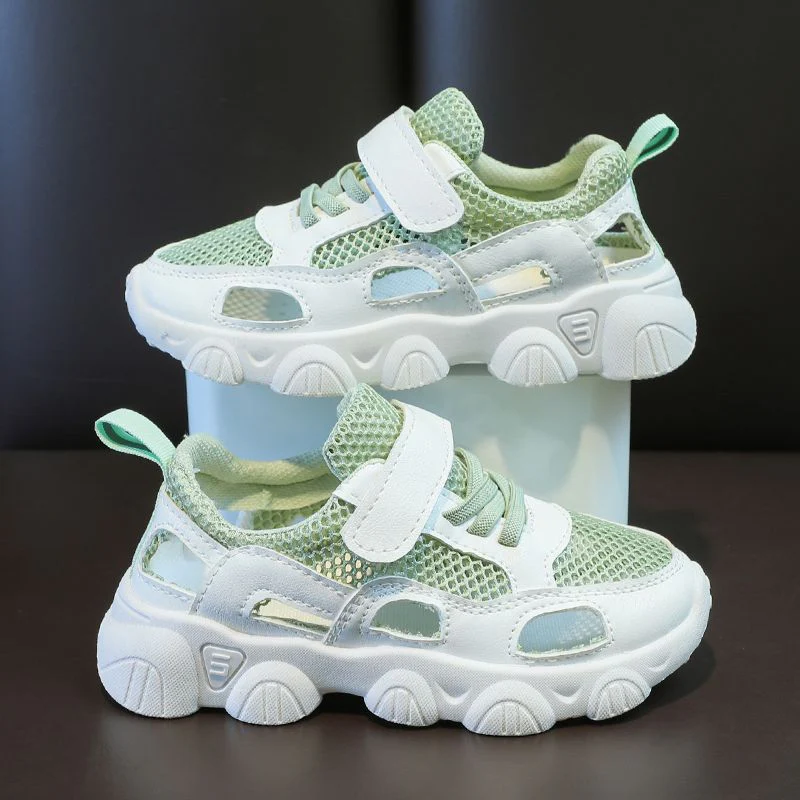 Damen modische Sneakers mit atmungsaktiver Mesh-Oberfläche und verstellbarem Klettverschluss Heidi Mode - Image 2