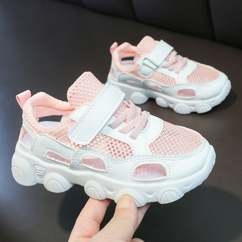 Damen modische Sneakers mit atmungsaktiver Mesh-Oberfläche und verstellbarem Klettverschluss Heidi Mode - Image 4