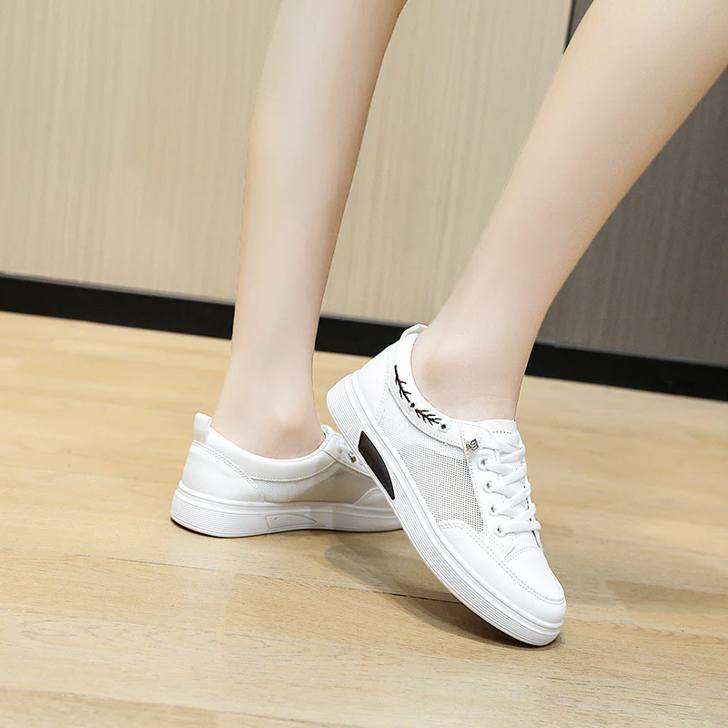 Damen Modische Sneakers mit atmungsaktiver Mesh-Struktur und weicher Innensohle Heidi Mode - Image 4