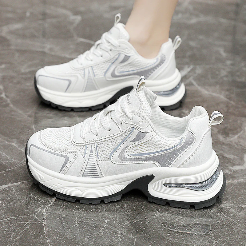 Damen modische Sneakers mit atmungsaktiver Netzstruktur und innovativem Dämpfungssystem Heidi Mode - Image 3