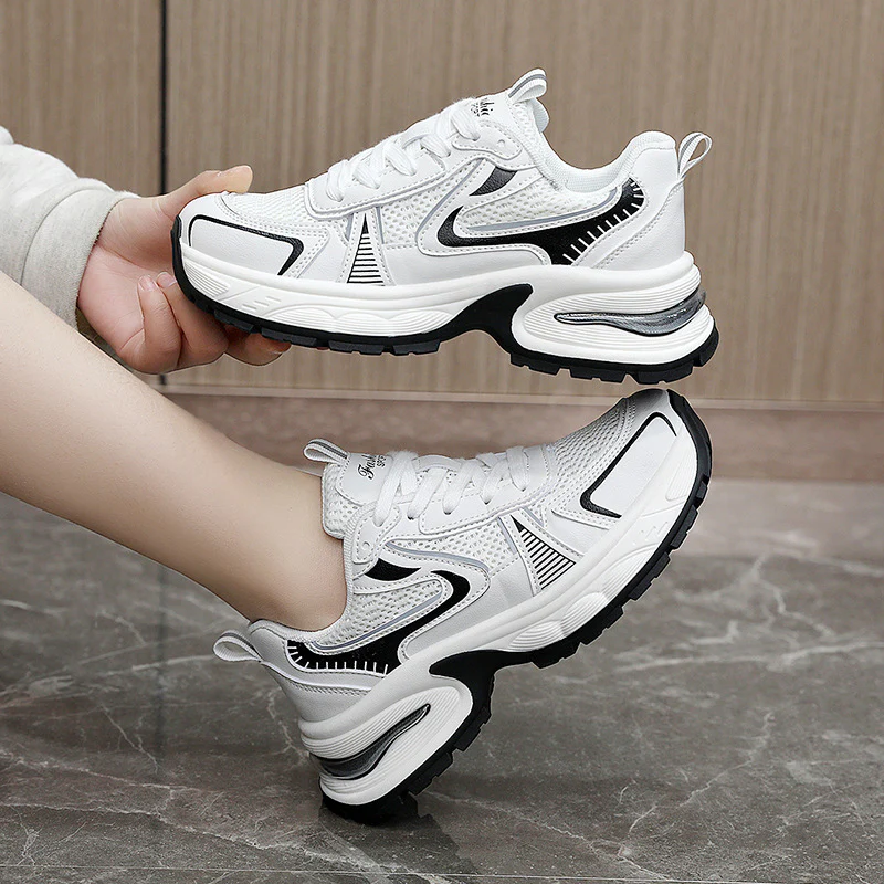 Damen modische Sneakers mit atmungsaktiver Netzstruktur und innovativem Dämpfungssystem Heidi Mode - Image 4