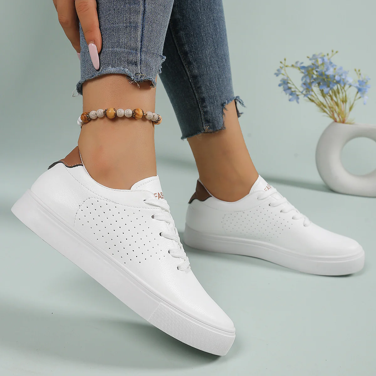 Damen Modische Sneakers mit atmungsaktiver Oberfläche und bequemer Dämpfung Heidi Mode - Image 3