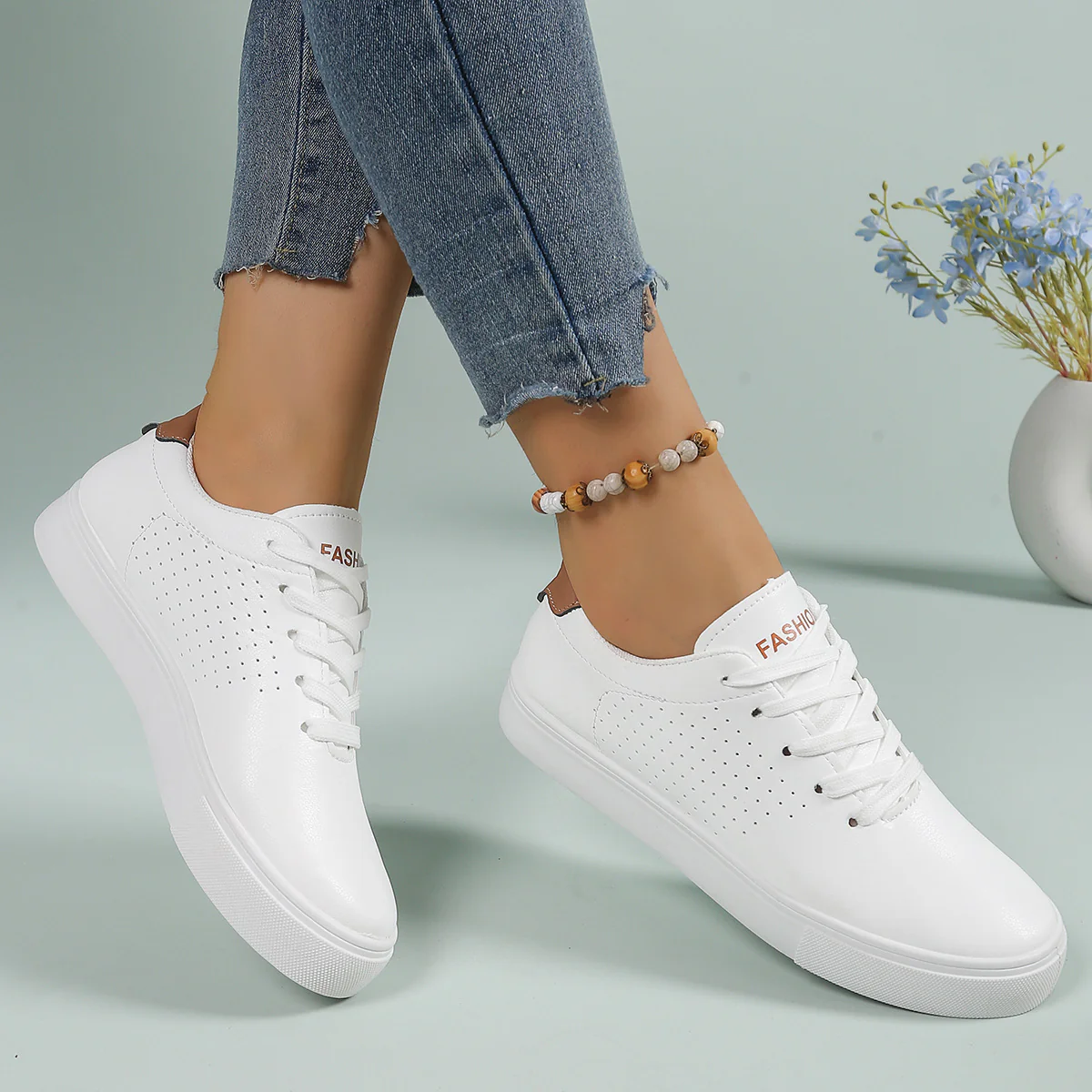 Damen Modische Sneakers mit atmungsaktiver Oberfläche und bequemer Dämpfung Heidi Mode - Image 4