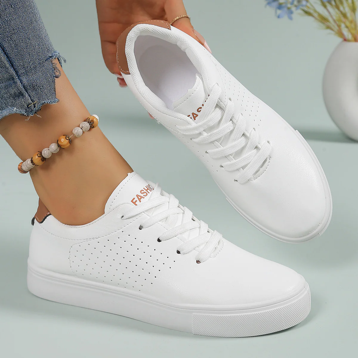 Damen Modische Sneakers mit atmungsaktiver Oberfläche und bequemer Dämpfung Heidi Mode - Image 6