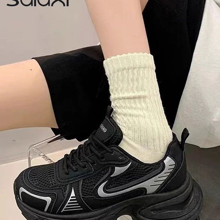Damen modische Sneakers mit atmungsaktiver Oberflächenstruktur und dämpfender Sohle Heidi Mode - Image 3
