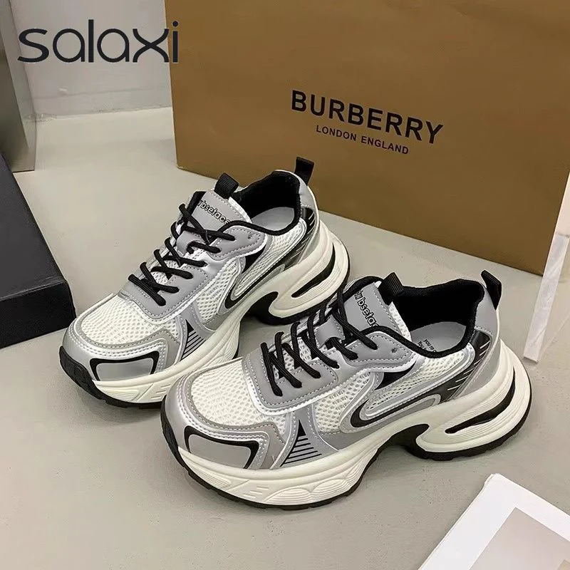 Damen modische Sneakers mit atmungsaktiver Oberflächenstruktur und dämpfender Sohle Heidi Mode - Image 4