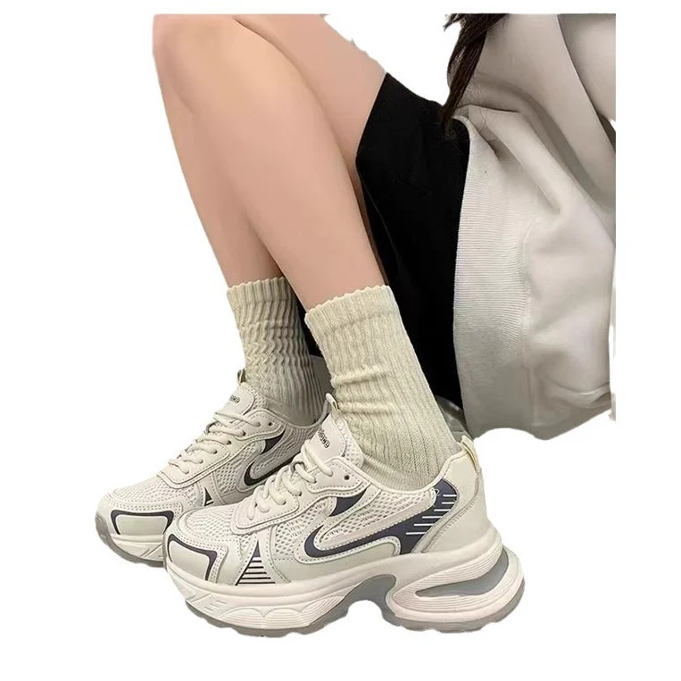Damen modische Sneakers mit atmungsaktiver Oberflächenstruktur und dämpfender Sohle Heidi Mode - Image 5