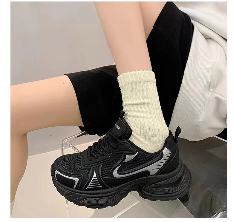 Damen modische Sneakers mit atmungsaktiver Oberflächenstruktur und dämpfender Sohle Heidi Mode - Image 7