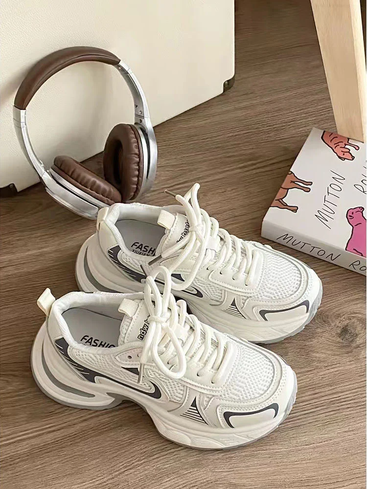 Damen modische Sneakers mit atmungsaktiver Oberflächenstruktur und dämpfender Sohle Heidi Mode - Image 8