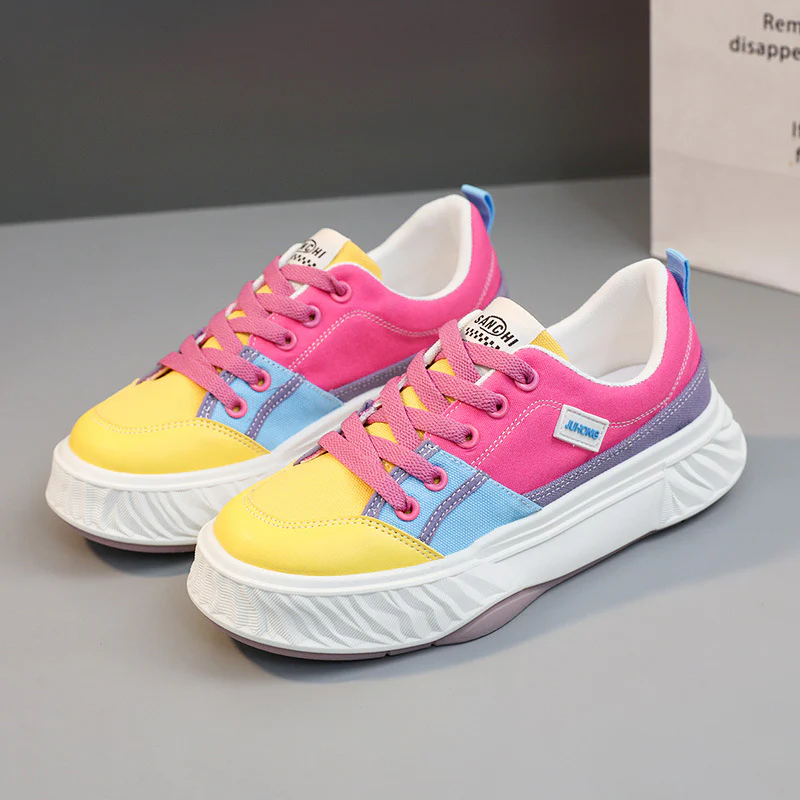 Damen modische Sneakers mit atmungsaktiver Oberflächenstruktur und komfortabler Sohle Heidi Mode - Image 6