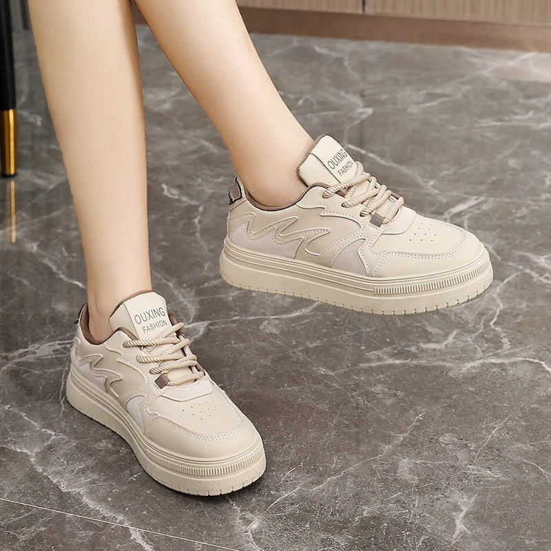 Damen modische Sneakers mit atmungsaktiver Oberflächenstruktur und trendigem Design Heidi Mode - Image 3