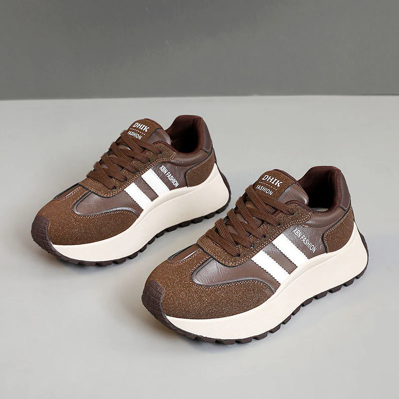 Damen modische Sneakers mit atmungsaktiver Oberflächentextur und robustem Sohlenprofil Heidi Mode - Image 6