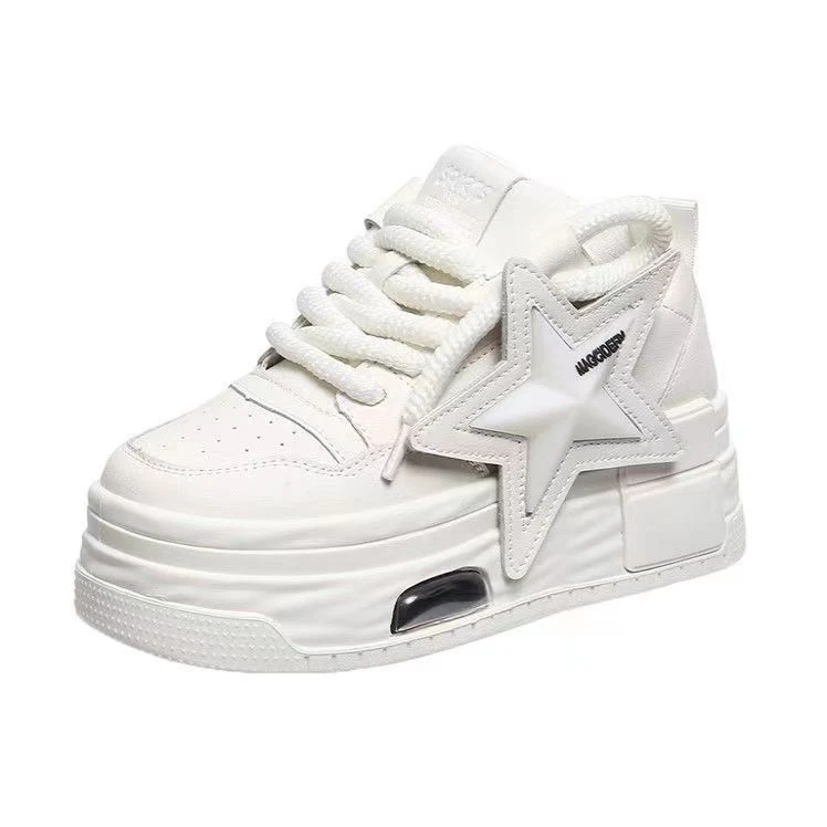 Damen Modische Sneakers mit auffälligem Sternen-Design und bequemer Sohle Heidi Mode - Image 5
