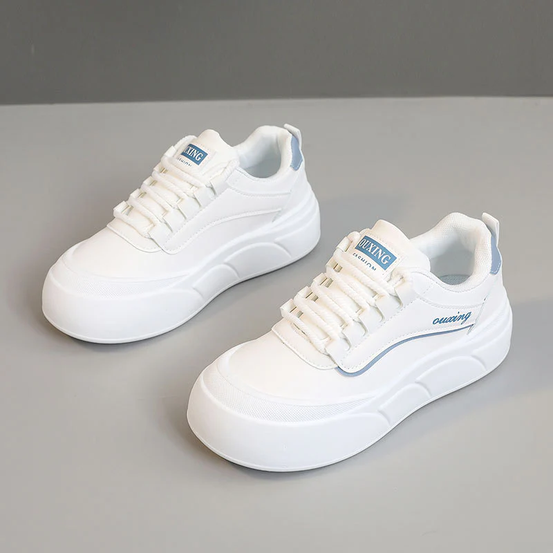 Damen modische Sneakers mit dämpfendem Komfort und elastischen Schnürsenkeln Heidi Mode - Image 2