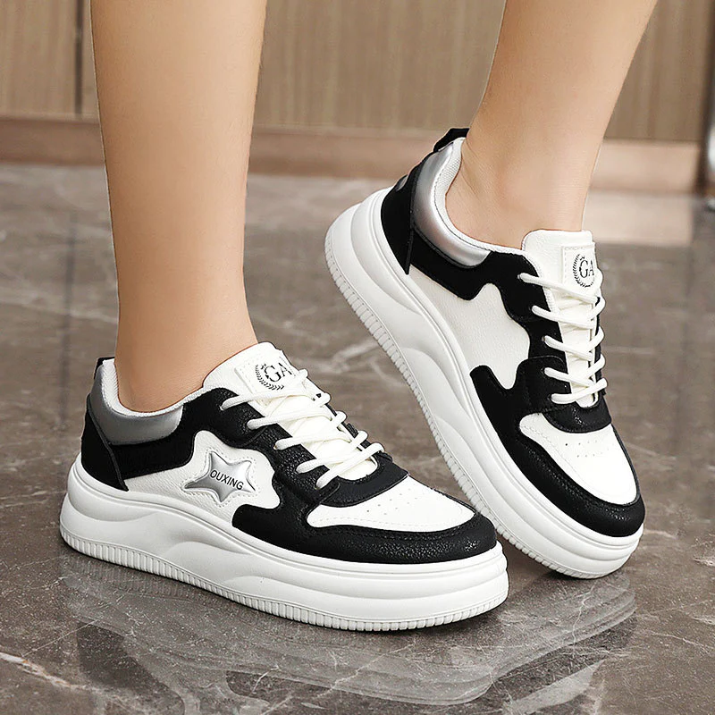 Damen modische Sneakers mit dämpfendem Laufprofil und atmungsaktiver Mesh-Oberfläche Heidi Mode - Image 3