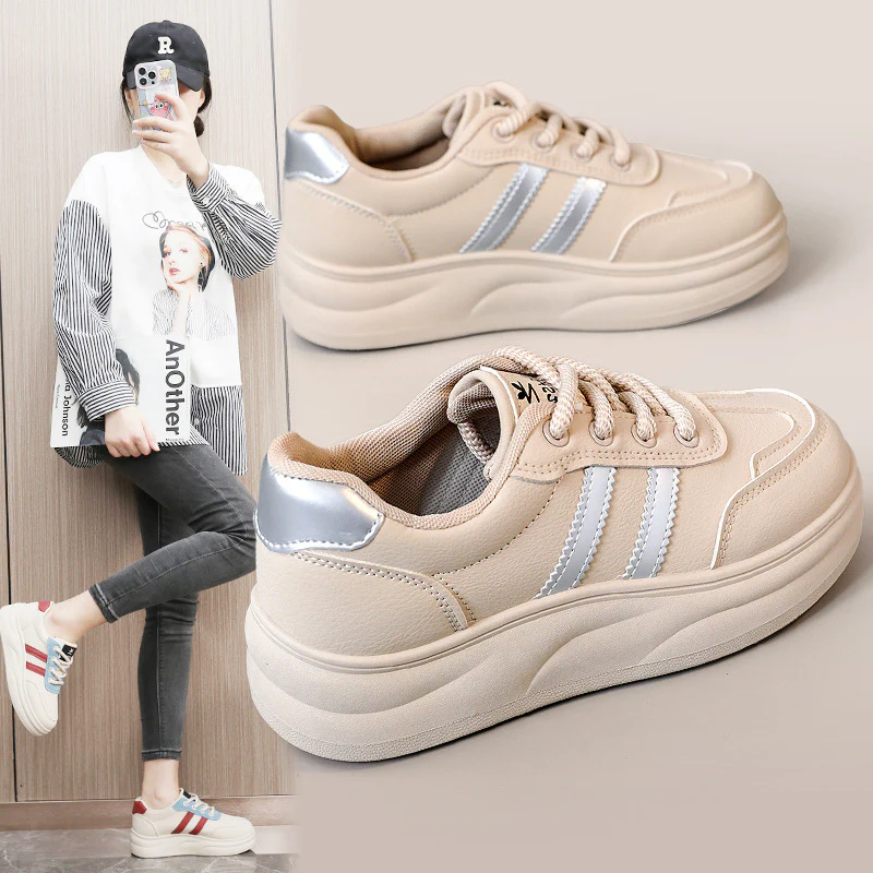 Damen modische Sneakers mit dämpfendem Profil und sportlichem Design Heidi Mode - Image 2