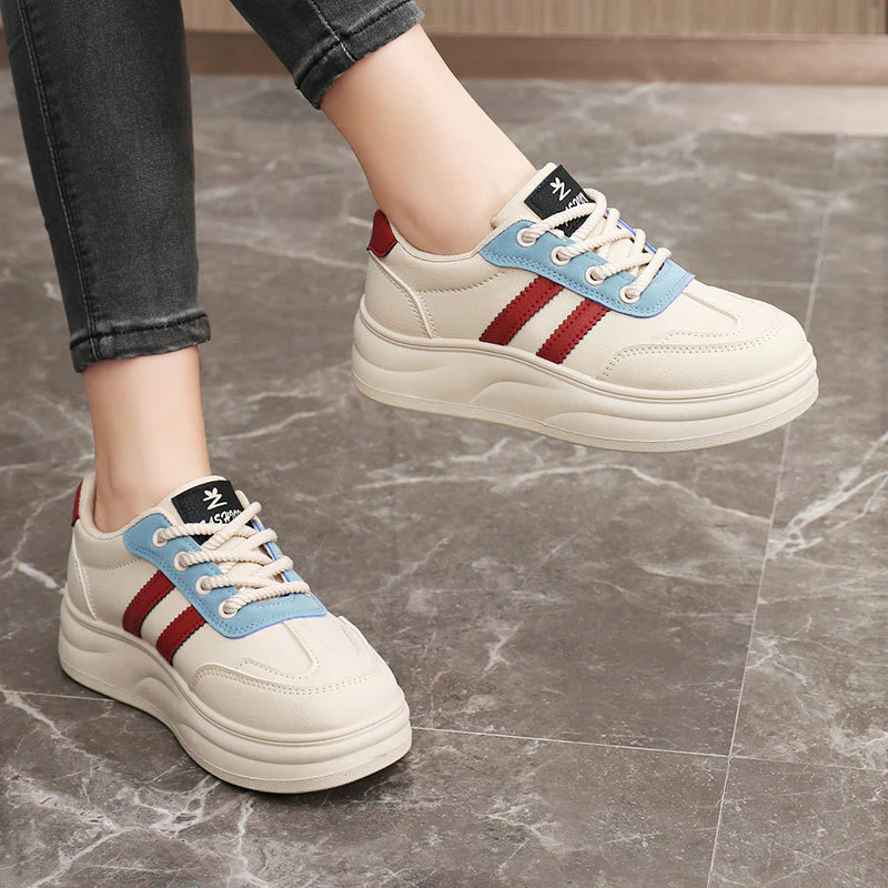 Damen modische Sneakers mit dämpfendem Profil und sportlichem Design Heidi Mode - Image 3