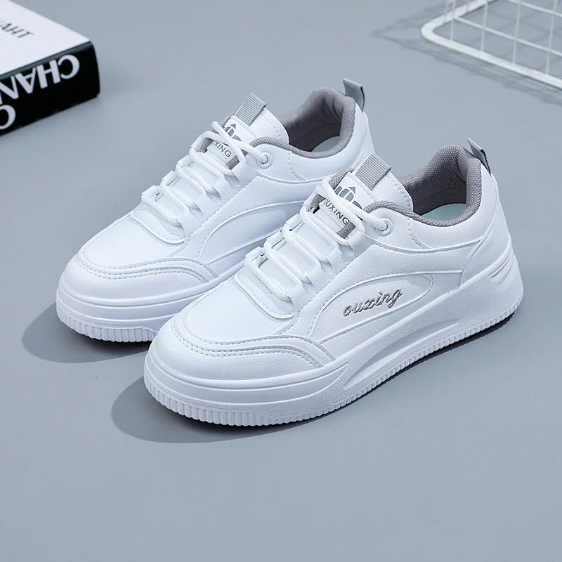 Damen modische Sneakers mit dämpfendem Sohlenprofil und atmungsaktiver Oberfläche Heidi Mode - Image 2