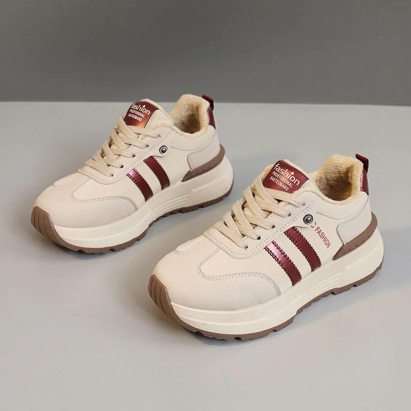 Damen Modische Sneakers mit dämpfendem Sohlenprofil und kuscheligem Innenfutter Heidi Mode - Image 7