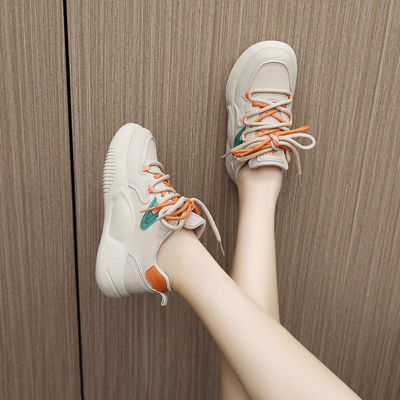 Damen modische Sneakers mit dämpfenden Eigenschaften und atmungsaktiver Obermaterialstruktur Heidi Mode - Image 4
