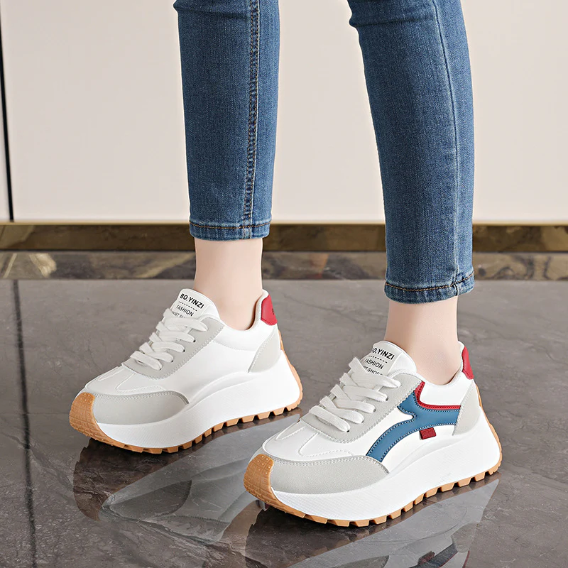 Damen modische Sneakers mit dämpfender Laufsohle und atmungsaktivem Obermaterial Heidi Mode - Image 4