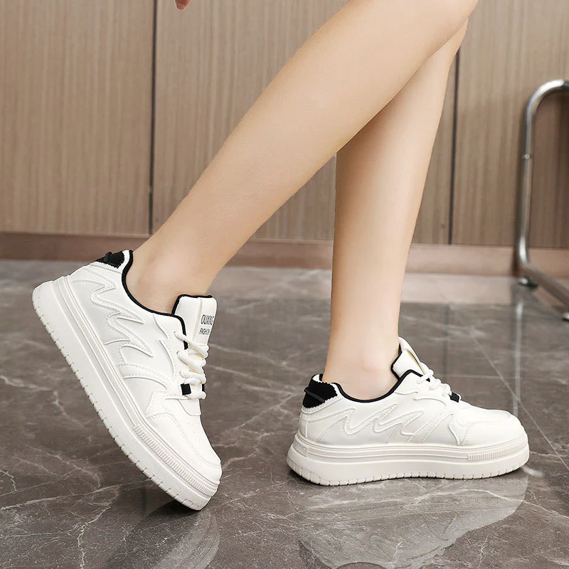 Damen Modische Sneakers mit dämpfender Sohle und atmungsaktivem Obermaterial Heidi Mode - Image 4