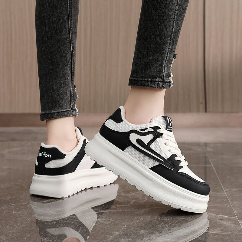 Damen modische Sneakers mit dämpfender Sohle und atmungsaktiver Obermaterialstruktur Heidi Mode - Image 4