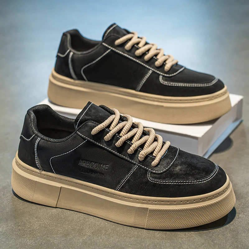 Damen modische Sneakers mit dicker Profilsohle und robustem Obermaterial Heidi Mode - Image 7